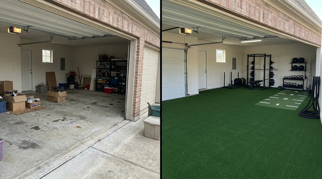 Result artificial grass installation in Katy - Katy Turf Installation