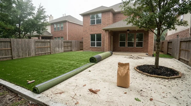 Residential Artificial Grass Installation Katy