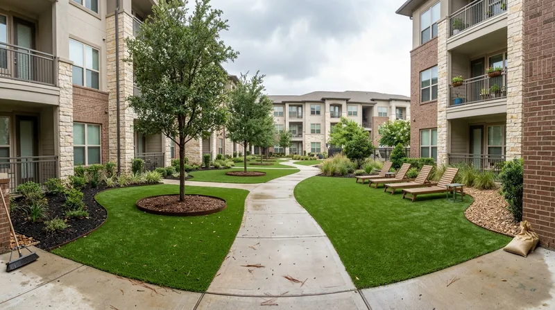 Commercial Artificial Grass Installation Katy